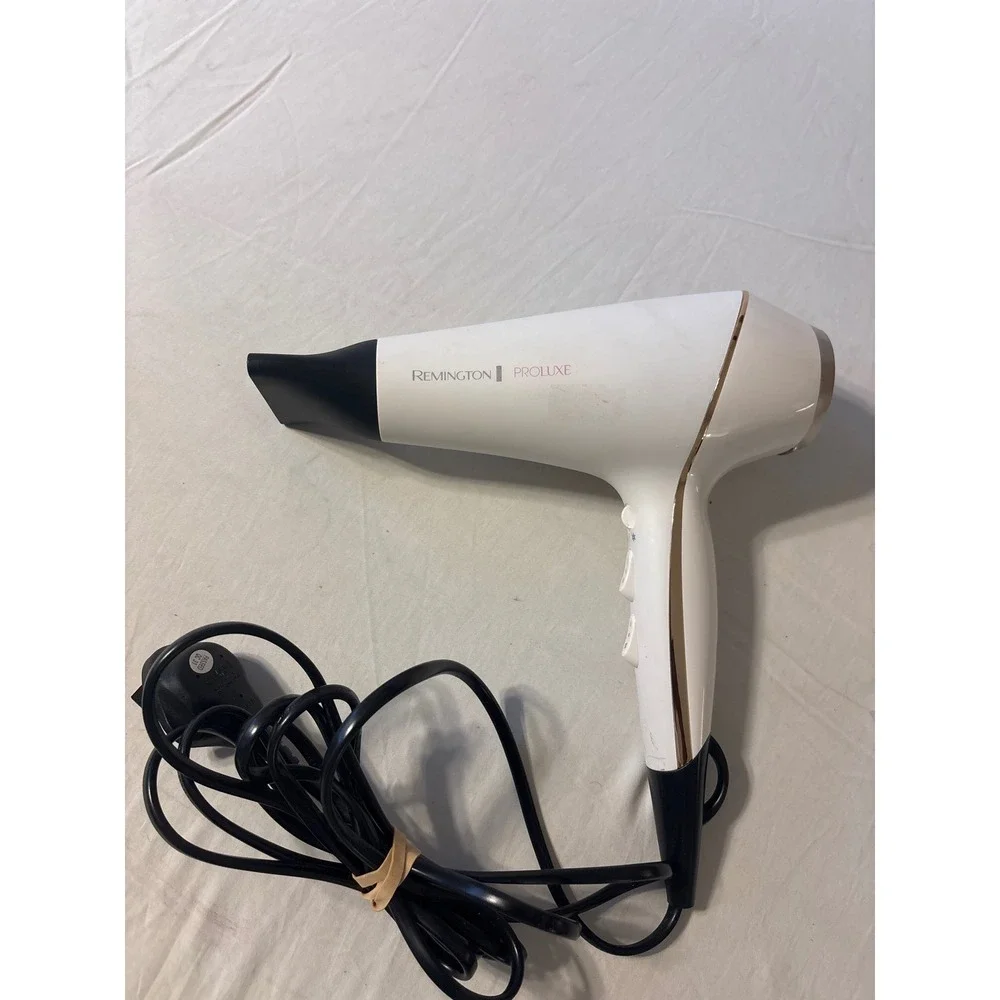 Remington PROluxe Hair Dryer AC9140 White Rose Gold‎ Good 2400W Ionic Blow Dryer